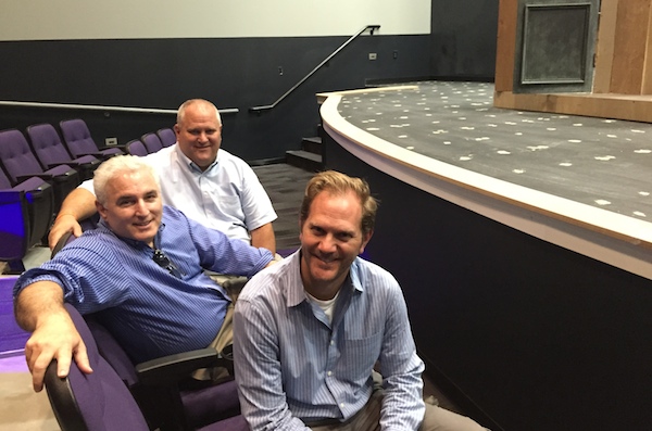 Incline Theater leadership team (back-front): Doug Ridenour, Tim Perrino and Rodger Pille