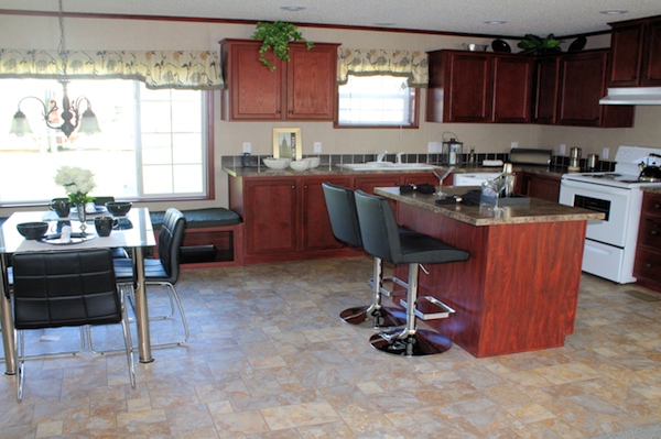 Manufactured home interior by Williams-Burg Square in central Ohio