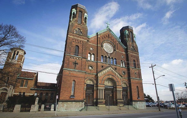 Old St. George was built in 1873 next to the University of Cincinnati