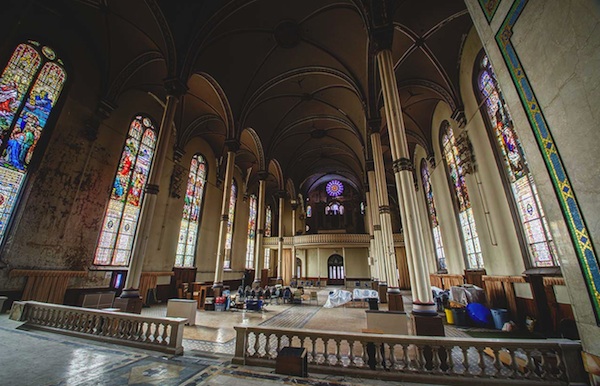 Current interior of Old St. George church