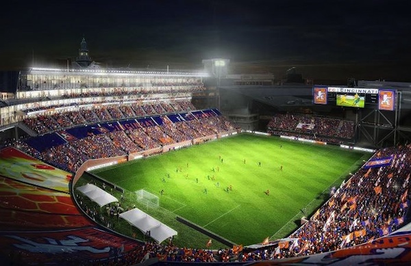 FC Cincinnati will play its home games at UC's Nippert Stadium