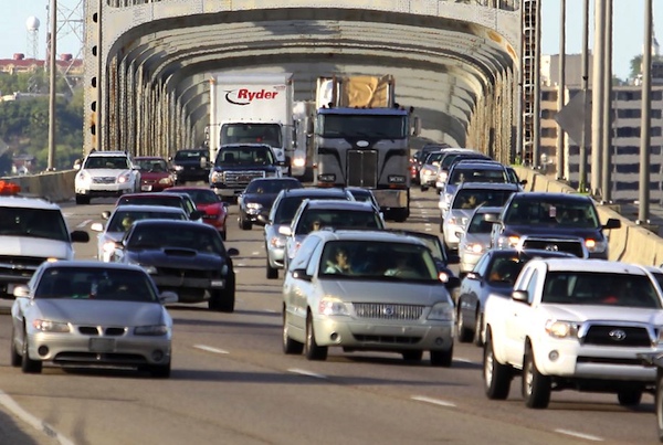 News flash: traffic on the Brent Spence Bridge is pretty bad