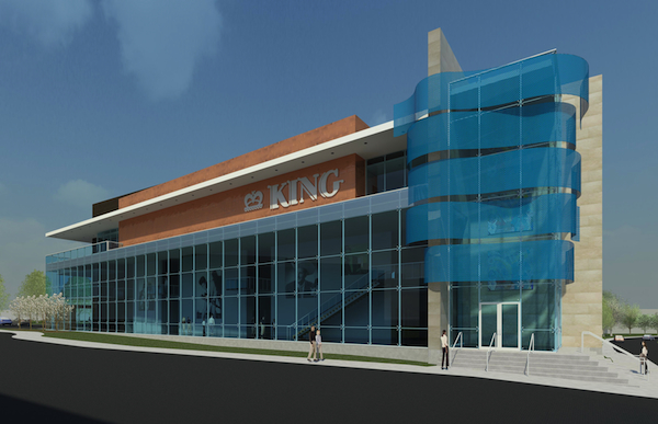 Rendering of the proposed King Studios facility on Montgomery Road in Evanston