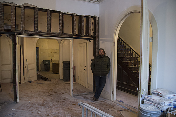 Joe Creighton is rehabbing a single-family home on Dayton Street