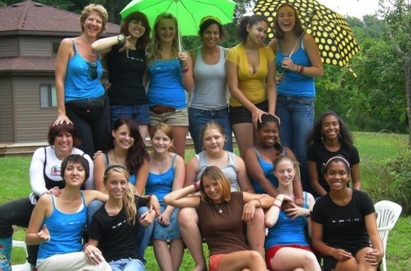 Stacy Sims (top left) is celebrating 10 years of engaging girls in workshops, classes and summer camps to study body, body image, gender and media