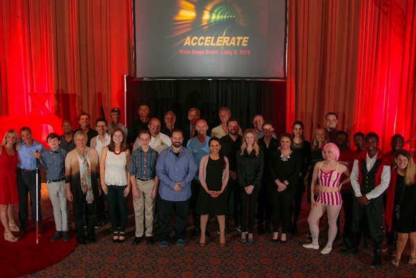 Speakers at last year's TEDx Cincinnati Main Stage event