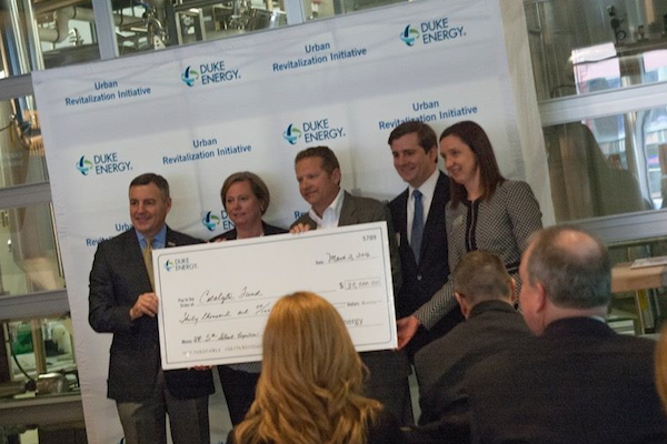 The Catalytic Fund accepts its Duke Energy grant for Covington building restorations