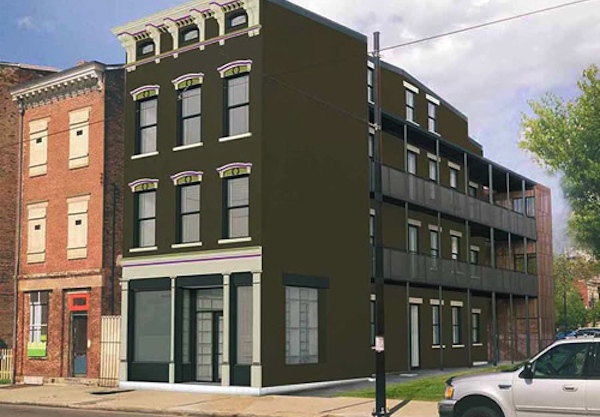 Rendering of Artichoke building at 1824 Elm St. just north of Findlay Market