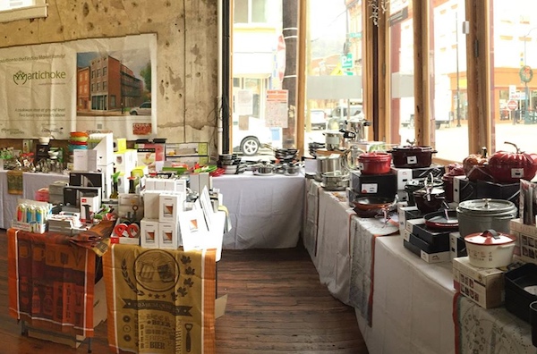 Artichoke previewed its product offerings at a holiday popup shop across from Findlay Market