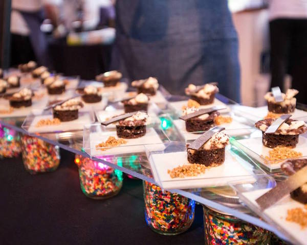 Plated desserts from the 2015 Cincinnati Food + Wine Classic in Washington Park.