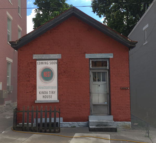 Renovation work is underway at 4240 Fergus St. in Northside, which will become a Kinda Tiny House.