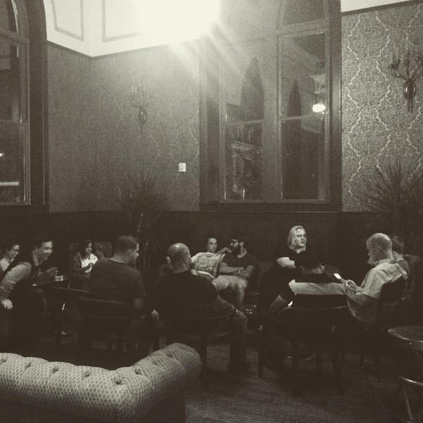 Sanctuary OTR's missional community meets to discuss what the church will be like.