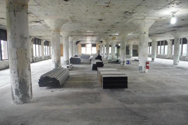 Interior demolition left Neyer Properties a blank canvas.