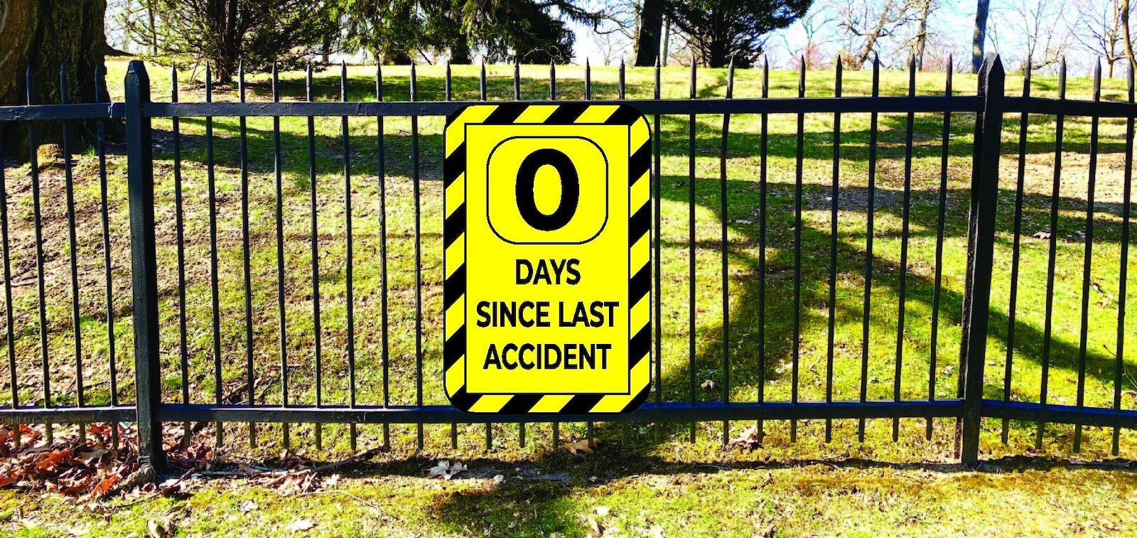 Well....another fence panel taken out yesterday. Thankfully, no tornadoes....instead we had a truck. Start counting the days again, folks! — April 3 post