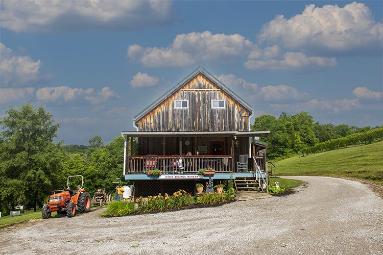 Camp Springs Vineyard is a small farm and vineyard operation.