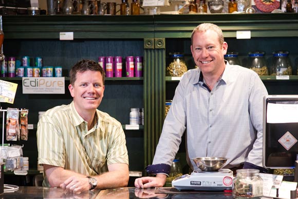 Tim Cullen and Ralph Morgan own two marijuana dispensaries in Denver: Colorado Harvest Company and Evergreen Apothecary