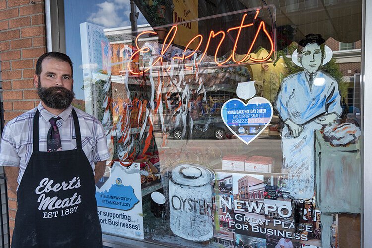 Ebert's Meats has been around for 125 years, but needs to move soon. Rob Bardo is a partner in the business.