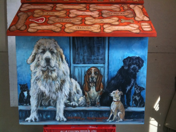 Alicia Rheal's Little Free Library in Madison, Wisc. 