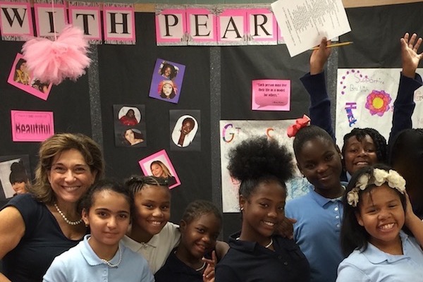 Tamie Sullivan (left) is the local founder of Girls with Pearls.