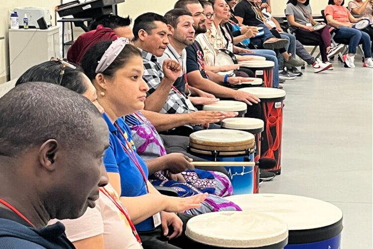 Drum circles have been shown to have healing properties.