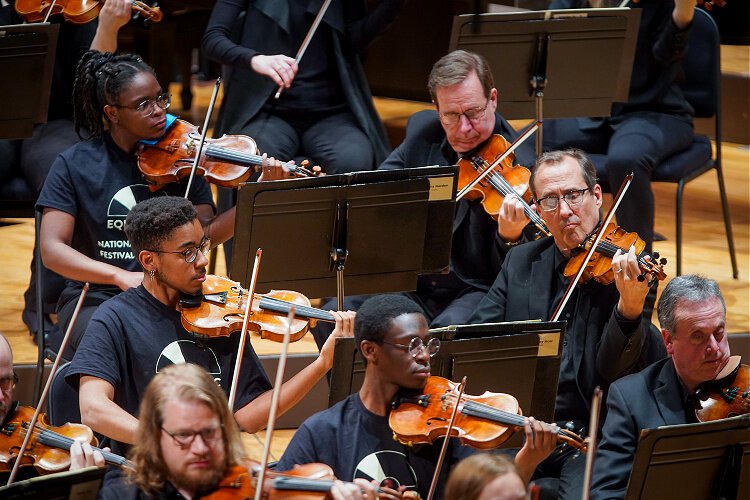 At CSO's National Pathways Festival, young musicians played side by side with orchestra professionals.