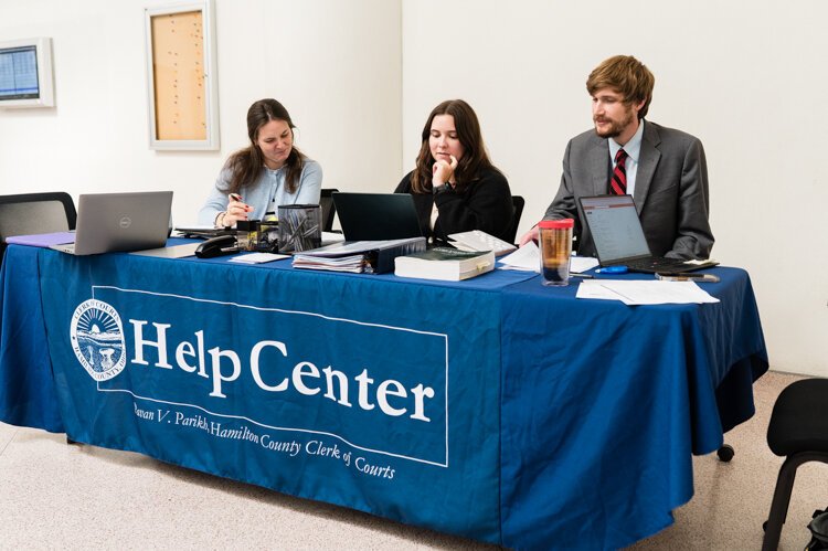 The Help Center currently staffs a desk two days a week outside eviction court.