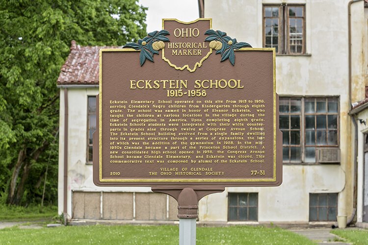 During the era of segregated schools, the school served as a public elementary school for Black children in the Village of Glendale, Ohio.