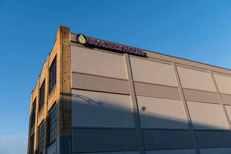 The old Miami Motor Car Co. building, now an indoor tomato farm.