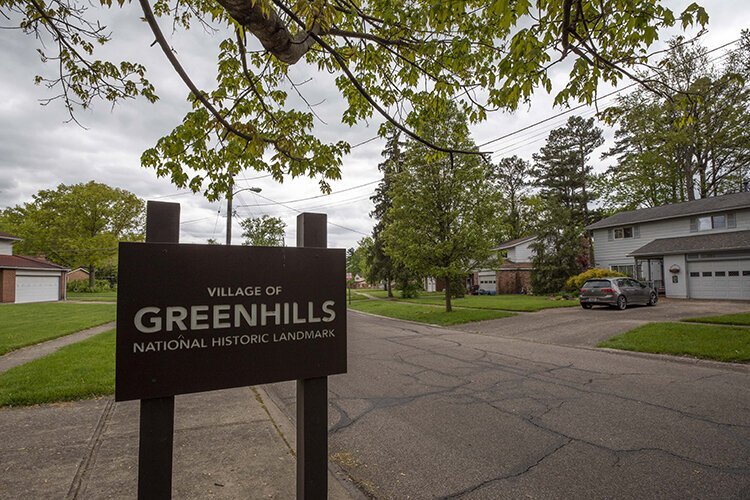 The village of Greenhills was established as part of FDR's New Deal.