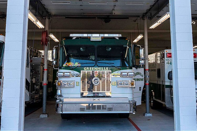 The village of Greenhills has transitioned from an all-volunteer force to paid employees.