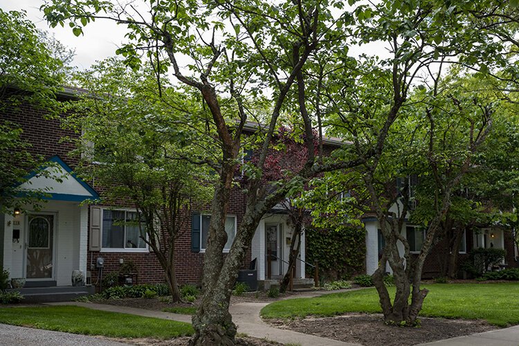 Trees, yards, and greenspace were part of the Greenhills plan. 