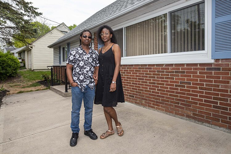 Elliot Kugbe and wife Christelle moved to Greenhills because of the low crime rate.