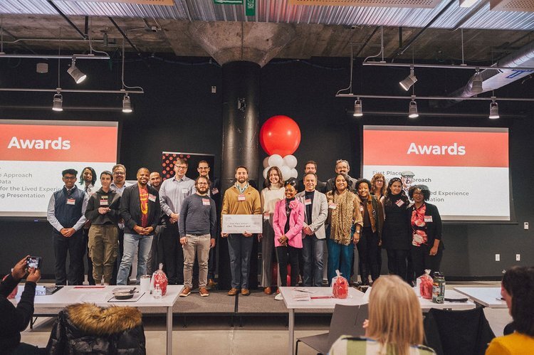 Data scientists, entrepreneurs, and community leaders worked to keep families in their homes at the Housing Stabilization Hackathon.