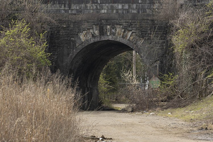 The Harris Avenue tunnel could be a neighborhood connector in the Norwood plan.