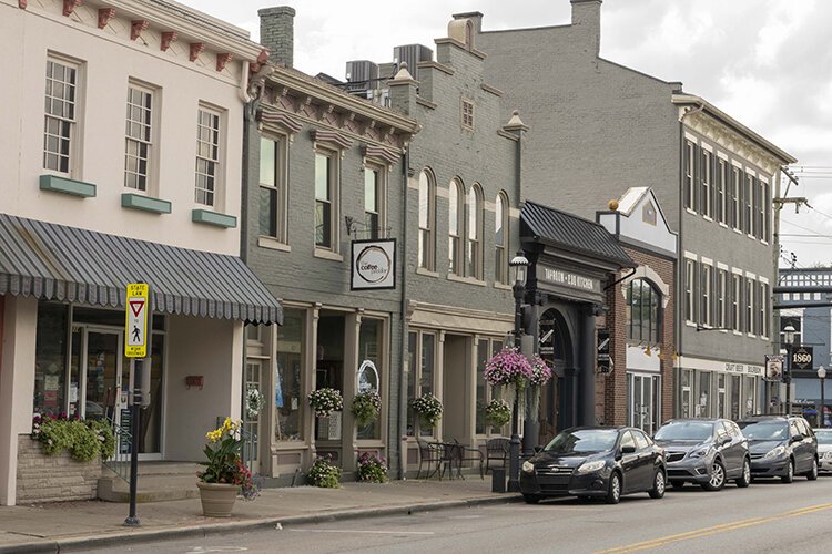 Harrison's historic downtown business district has been rebranded as The District.