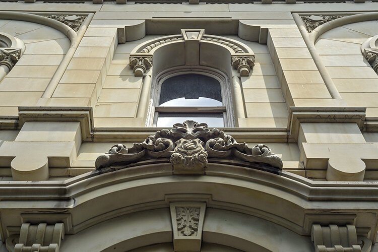 The elegant, stone-fronted Hauck townhouse on Dayton Street’s “Millionaire’s Row” was CPA’s first office.