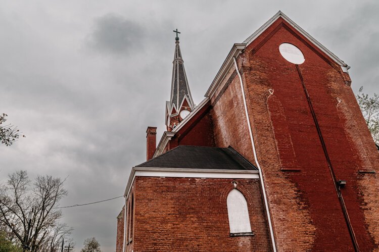 Our Lady of Perpetual Help church is a Sedamsville landmark, but is boarded up.