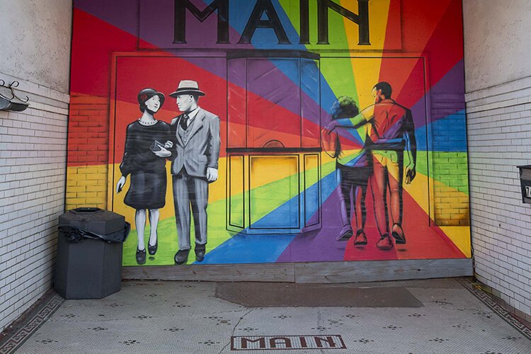 The old Main Theater, dating to 1914, has been bought by the Hamilton County Landbank and stabilized.