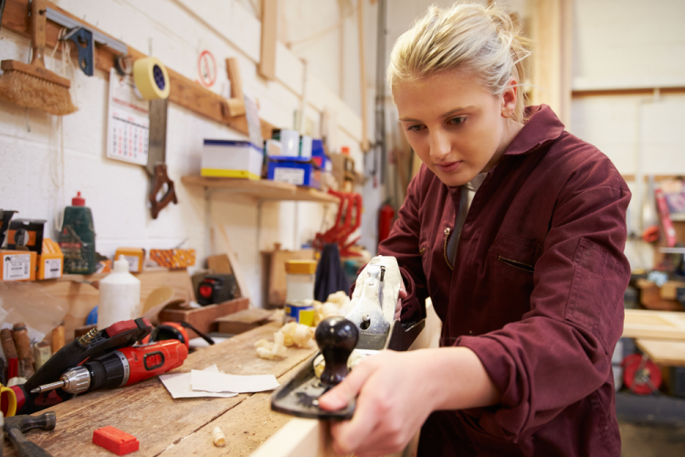 The Enzweiler Building Institute trains people in carpentry and other building trades.