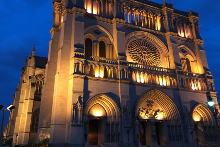 The Cathedral Basilica of the Assumption in Covington.