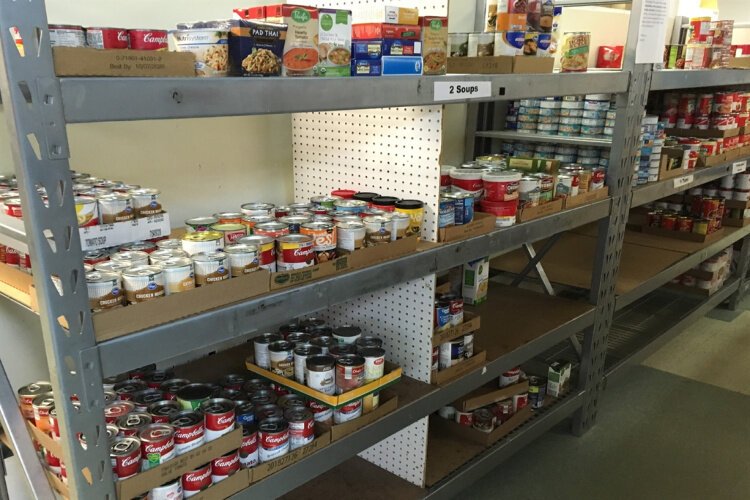 An initial priority for the fund will be food and cleaning supplies. Shown here: Be Concerned: The People's Pantry, one of the region's largest food pantries.