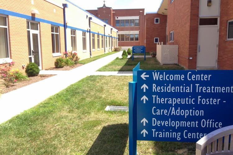 A view of the interior of the DCCH Center's campus.