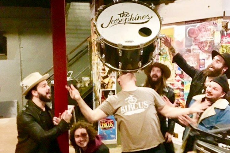 Popular regional band The Josephines get in on some of the fun at Bircus Brewery.