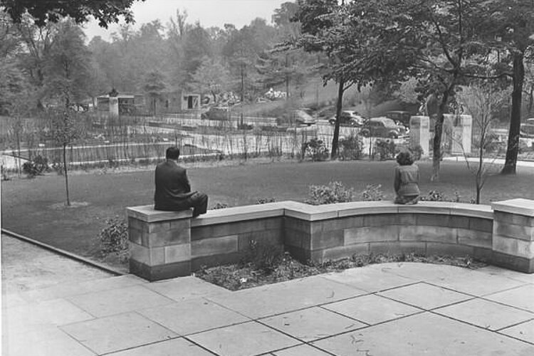 The Ukrainian Cultural Garden, formally opened June 2, 1940