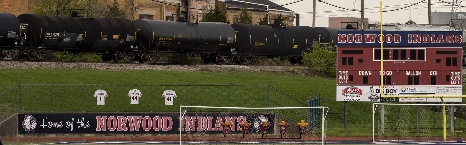 Dozens of trains carrying hazardous material run through populated communities around Cincinnati every day.